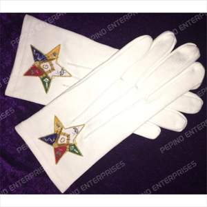 คู่ควรกับ Matron oes ถุงมือผ้าฝ้ายสีขาวบริสุทธิ์พร้อมโลโก้ดาวถุงมือผ้าฝ้ายสีขาว - Product Image 5