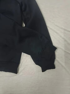 Sudadera con capucha de lana con logotipo personalizado para hombre, productos populares al por mayor, Sudadera con capucha de lana gruesa lisa, mezcla de algodón - Product Image 2