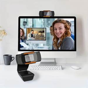 Webcam Myrva USB à mise au point fixe avec microphone pour les appels vidéo sur ordinateur - Product Image 3
