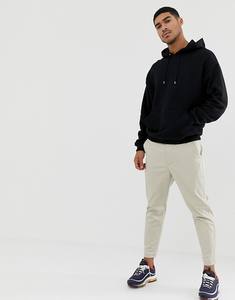 Sweat-shirt à capuche noir personnalisé avec logo brodé, 100% coton, pour hommes, sweat-shirts vierges, fabrication OEM - Product Image 4