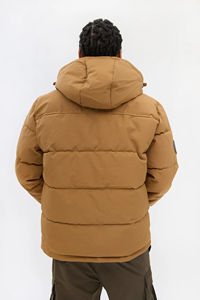 Veste d'hiver matelassée pour homme, chaude, épaisse, légère, à capuche, coupe-vent, imperméable, pour usage extérieur - Product Image 2