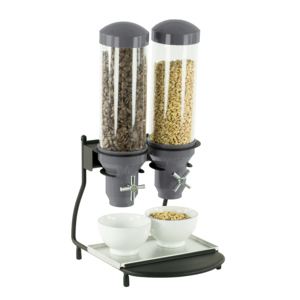 Distributeur double de céréales pour rangement de cuisine - Product Image 1