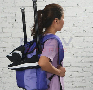 Sac à dos de sport respirant avec fermeture éclair étanche, personnalisable, motifs lettres, polyester de haute qualité - Product Image 4