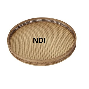 Bandeja de Servicio de Alimentos de Estilo Moderno, Hecha a Mano, Decorativa, de Forma Redondeada, con Acabado Natural, para Uso en el Hogar, Hoteles, Restaurantes y Servicios de Catering - Product Image 1