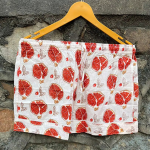 Conjunto de Pijamas cortos de algodón puro de lujo 100% algodón regalo del Día de San Valentín conjunto de Camisa de algodón para mujer con pantalones cortos colección Bikini de playa - Product Image 1