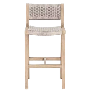 Chaise de bar sans bras en bois pieds hauts meubles de bar à bon prix usine directe de l'usine d'Indonésie directe - Product Image 3