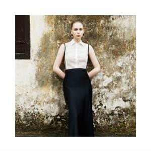 ชุดเสื้อลูกไม้แขนยาวมีปกและตกแต่งด้วยลูกปัดชุดผู้หญิงสไตล์เรียบง่าย - Product Image 2