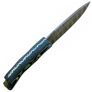 Cuchillo de Camping para Exteriores con Hoja de Acero de Damasco, Duradero y Multiusos - Product Image 3