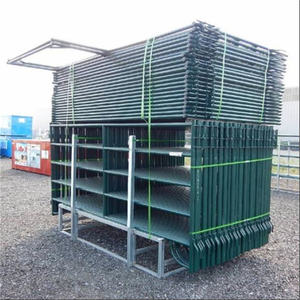 Panneaux de clôture pour bétail en métal rond de 10 pieds, revêtement poudré, norme canadienne, robustes, pour ferme d'élevage, chevaux - Product Image 4