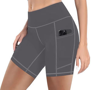 Personalized Sublimated Print Custom Fitness Compression Sexy <b>Shorts</b> & leggings, <b>Seamless</b>, High Waist - Product Image 5