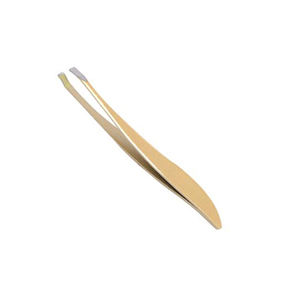 Pinzas para cejas con punta inclinada para mujer Pinzas para cejas de acero inoxidable para salón y uso doméstico - Product Image 3