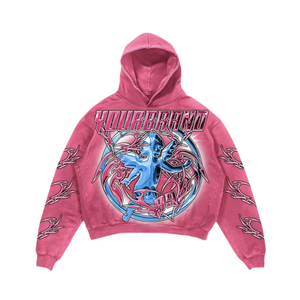 Survêtement lavé à l'acide en deux pièces Ensemble de sweat brodé personnalisé OEM pour streetwear urbain ou vêtements de détente - Product Image 5