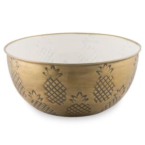 Bol à fruits en métal avec finition en émail, Design créatif, forme ronde, vaisselle, ustensiles, bol de service alimentaire pour salade - Product Image 1