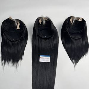 Producto de Lujo, Peluca de Cabello Liso, Extensiones de Cabello Humano Virgen Vietnamita, Cierre de Encaje HD 5x5 - Product Image 4