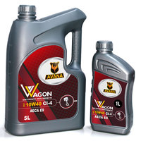 Lubricantes Avana al por Mayor, Aceite de Motor Semisintético para Diésel 10W40 CI4, Índice de Viscosidad SAE 145, Lubricante Automotriz de Alta Calidad
