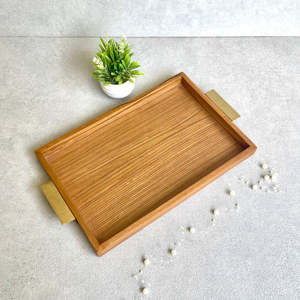 Dernier plateau design à la mode avec plateau de service en bois de haute qualité et design de finition polie - Product Image 5