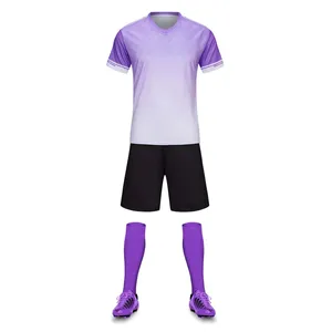 批发新款俱乐部足球服成人透气快干足球服定制足球服男队套装