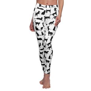 High Quality Sublimated Gym Leggings Fitness Wear Adult Size Women Leggings Elastic Waist Yoga Leggings - Product Image 4