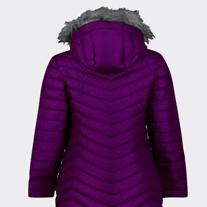 2023 OEM femmes doudoune bouffante matelassé Long manteau de fourrure hiver rembourré manteau vêtements décontractés respirant à capuche chapeau vêtements d'extérieur - Product Image 4