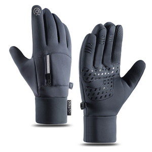 Gants de ski en cuir de haute qualité pour les sports d'hiver imperméables isolés pour les activités de plein air comme le snowboard, le cyclisme et le vélo - Product Image 2