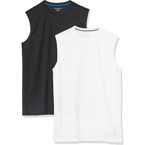 Camiseta de alta calidad para hombre, chaleco de gimnasio para Fitness, camiseta de entrenamiento de Yoga, ropa de entrenamiento con logotipo personalizado, verano, venta al por mayor - Product Image 1