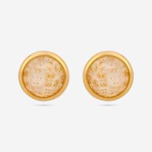 Trendy Religious Style <b>Stud</b> Hoop <b>Earrings</b> 192790 Zinc Alloy Stainless Steel Plastic Bezel Setting Ball Pattern for Parties Pearl - Product Image 5