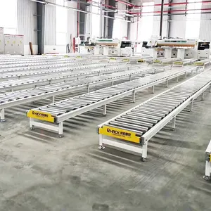 Conveyor Roller Heavy Duty Galvanized Drum Automated Roller Conveyor Motorized Conveyor Roll Packing Line With Speed Adjustable