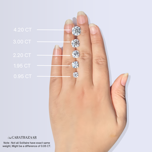 Anillo Romántico de Oro de 9K con Diamantes Cultivados en Laboratorio, Corte Cojín y Ovalado, Baño de Rodio, para Compromiso o Promesa - Product Image 2