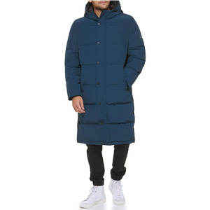 Nueva Llegada en Existencia, Abrigo Largo Impermeable con Capucha para Hombre, Talla Grande, Ajustado, Marca Privada - Product Image 1