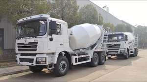 Camion malaxeur à ciment diesel manuel F3000 6x4 d'occasion, machine de transport spécialisée - Product Image 4