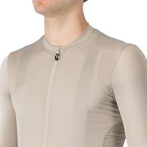 Maillot de cyclisme à manches longues en spandex/polyester imprimé personnalisé, respirant, léger, sans couture, anti-UV, pour hommes et femmes, vente en gros - Product Image 3