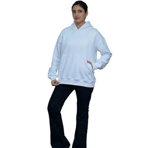 2024 femmes couleur unie à manches longues sport à capuche sweat mode décontracté Hip Hop Style vêtements d'extérieur légers pour l'hiver - Product Image 2