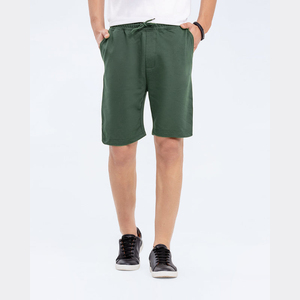 Pantalones Cortos de Hombre de Alta Calidad, 100% Algodón, Cintura Elástica con Cordón, Personalizables, Color Sólido, Largo hasta la Rodilla, Transpirables, de Secado Rápido, Estilo Urbano - Product Image 6