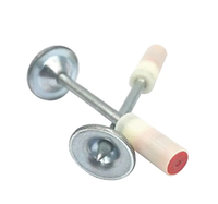 Pistolet à clous de plafond de 27mm avec tête à capuchon ronde tige en spirale fixation de câble conduit dispositif de fixation accessoires pour mur en béton