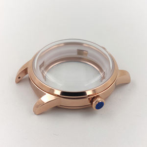 Piezas de Reloj: Caja de Acero Inoxidable 316L de 40 mm, Compatible con Esferas de 35 mm, Adaptada para NH35, Caja de Reloj en Oro Rosa, Cubierta para NH34 NH38 - Product Image 4