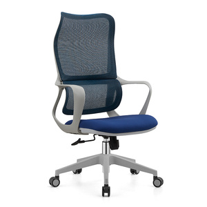 Foshan-Fabrik Großhandel günstiger Preis Alles-in-einem ergonomisches Design Kopfstütze Netz-Bürostuhl - Product Image 4