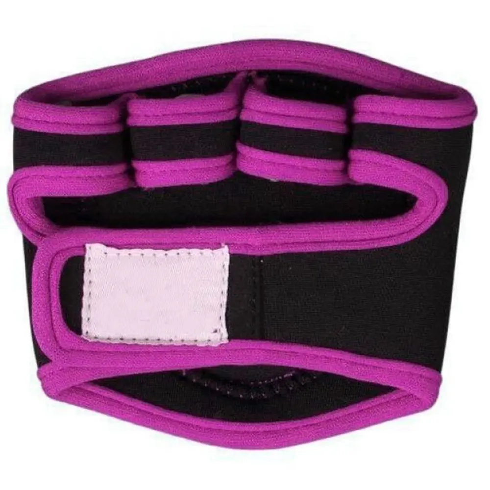 Gants d'haltérophilie en cuir personnalisés, coussinets d'haltères en cuir de vache de couleur rose noir