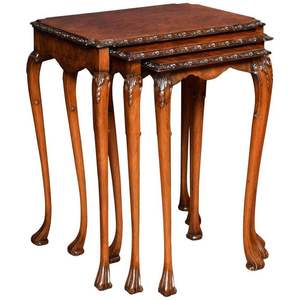 Mesa auxiliar de madera compacta y duradera para salas de estar pequeñas, dormitorios y esquinas de oficina con diseño rústico funcional - Product Image 4