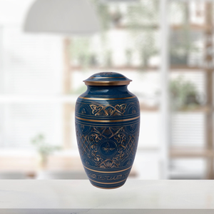 Urne commémorative décorative de haute qualité pour la crémation humaine et animale, en métal durable et écologique, à prix abordable - Product Image 6