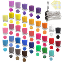 Pigmento de Alta Calidad para Velas en 19 Colores, Colorante Altamente Concentrado para Velas, Jabones, Cumpleaños, Navidad, No Tóxico y Ecológico