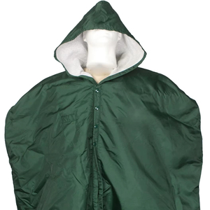 Custom Breathable Extreme Weather Hooded <b>Poncho</b> Sideline Cape Blanket for Sporting Events Moisture-Wicking & Quick Dry - Product Image 1