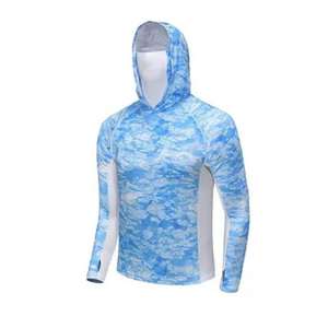 Sudadera de Pesca Personalizada con Sublimación, Secado Rápido, Poliéster, Protección UPF 50, MOQ Bajo - Product Image 4