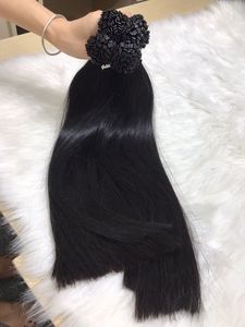 Meilleure vente 100% naturel droite vierge extension de cheveux humains pour les femmes noires haute qualité ruban adhésif Machine Double trame Vietnam - Product Image 2