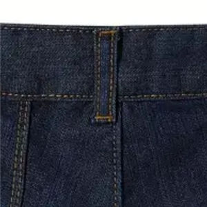 New Professional Quality Dark Blue 100% Cotton Women'S High-Waist Straight-Leg Casual Style,Straight Style <b>Shorts</b> For Women's - Product Image 6