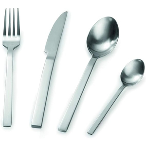 Ensemble de couverts d'hôtel lourds et de haute qualité en acier inoxydable plaqué argent cuillère fourchette couteau couverts de mariage pour le dîner - Product Image 1