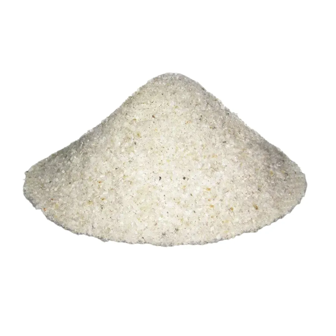 Chip di quarzo di sabbia di quarzo con briciole di quarzo di alta qualità per la produzione di vetro, ceramica e filtrazione dell'acqua