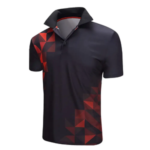 Camiseta de Golf Personalizada para Hombre, de Secado Rápido, Antiarrugas, 88% Poliéster, 12% Elastano, Talla Grande, Manga Corta, 180g, Impresión Digital - Product Image 2