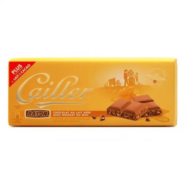 Fabrieksaanbod Bulk Groothandelsprijs Topkwaliteit Cailler Melkchocolade 100G Beschikbaar Voor Verkoop
