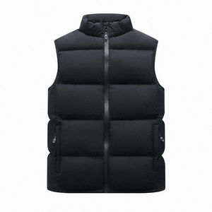 Gilets et vestes pour hommes de couleur personnalisée, veste matelassée à bulles, sans manches, gilet chaud d'hiver en stock, design personnalisé, gilet matelassé - Product Image 5