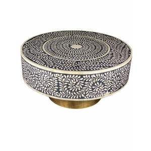 Superior Quality Bone Inlay Coffee <b>Table</b> Latest Design <b>Round</b> Shape Handmade Center <b>Table</b> Decorative Bone Inlay Furniture - Product Image 3